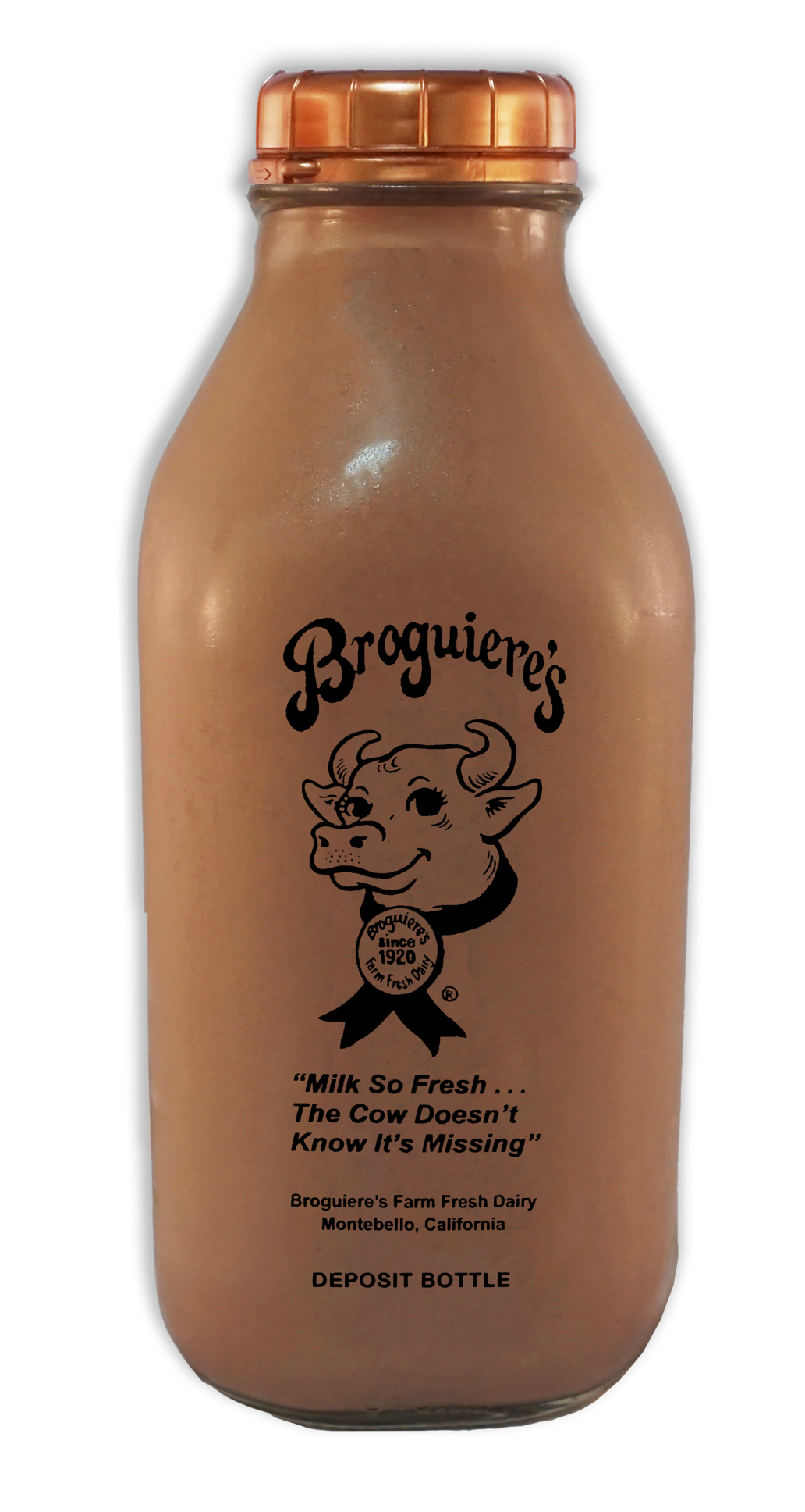 Broguiere's Chocolate Milk Famous