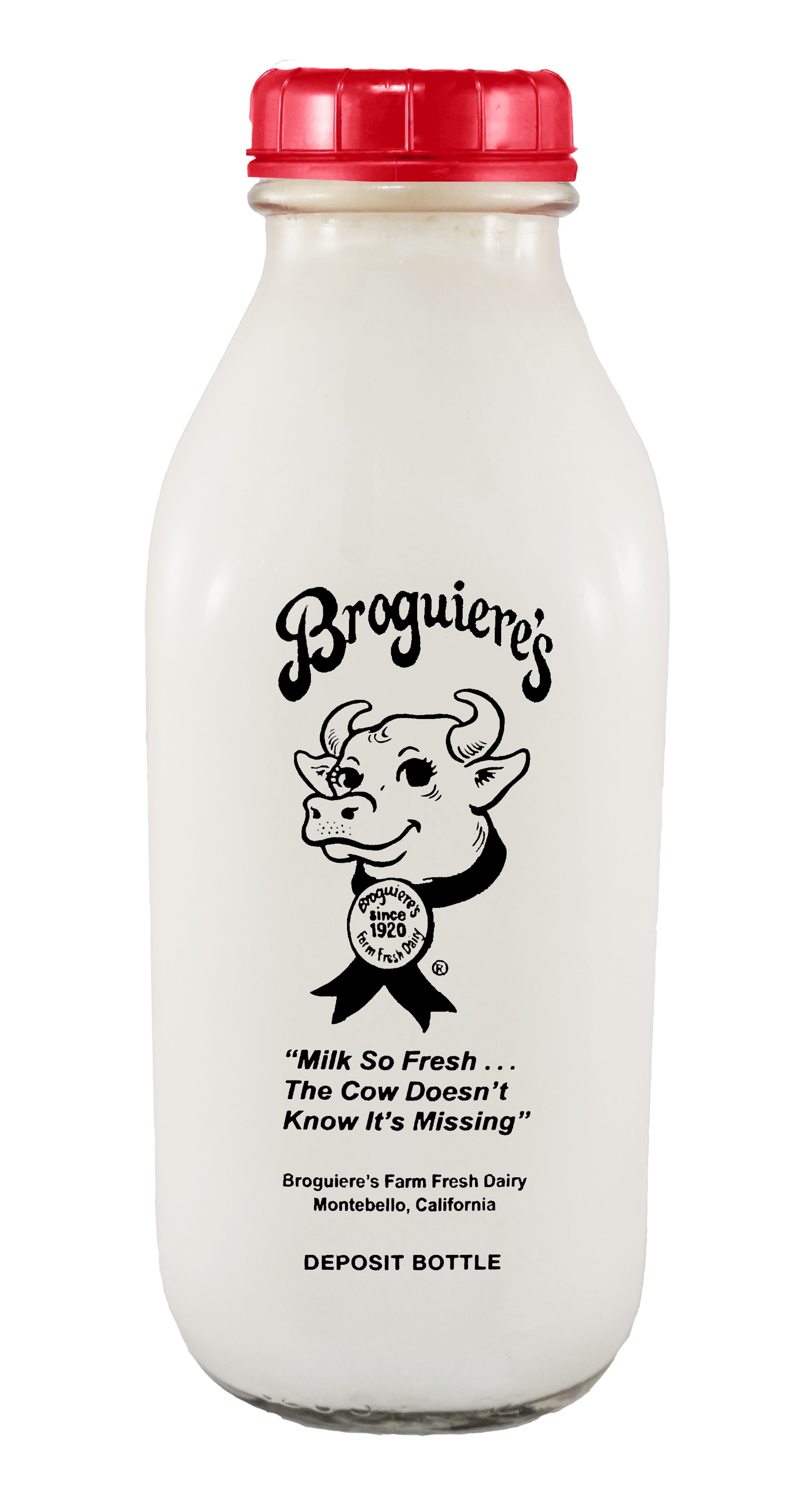 Broguiere's Whole Milk Bottle