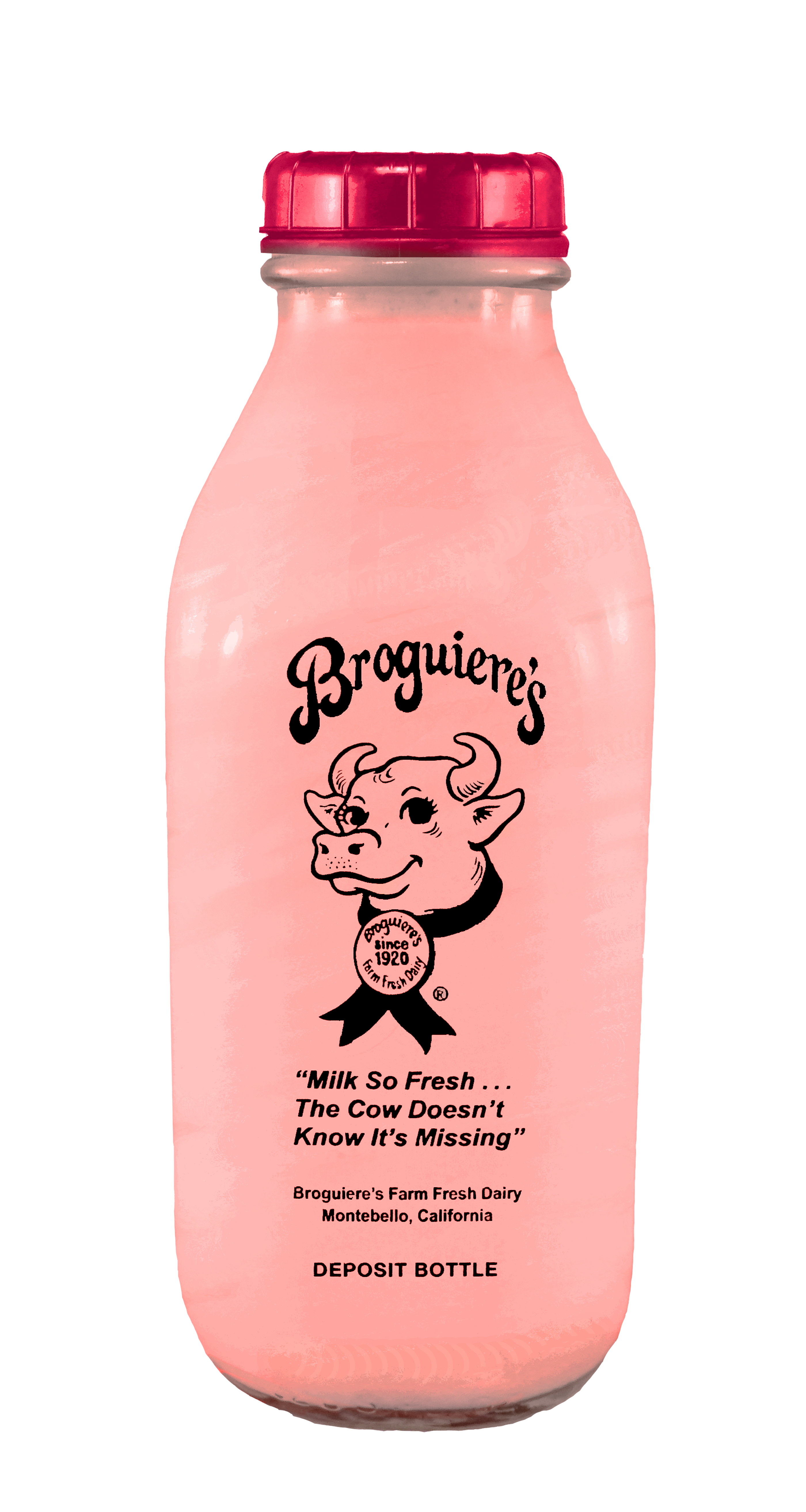 Broguiere's Strawberry Milk Bottle Collar